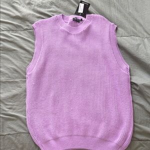 men lavender knitted vest
boohooman